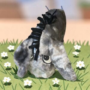 Vintage 1966 Gund Swedlin Disney Winnie the Pooh Eeyore Plush Walt Disney 12”